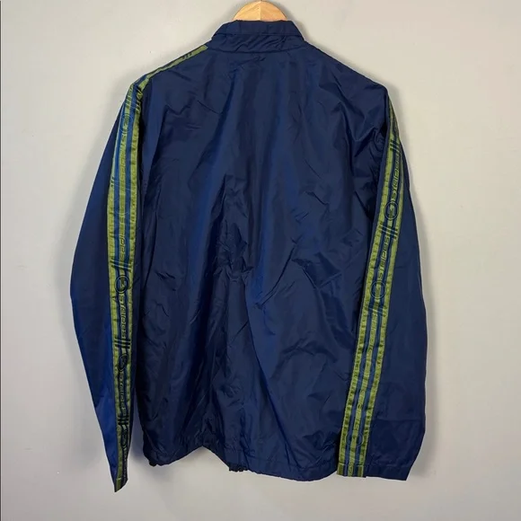 Adidas Series 3 Blue and Green Windbreaker Jacket Men's M - Picture 3 of 9